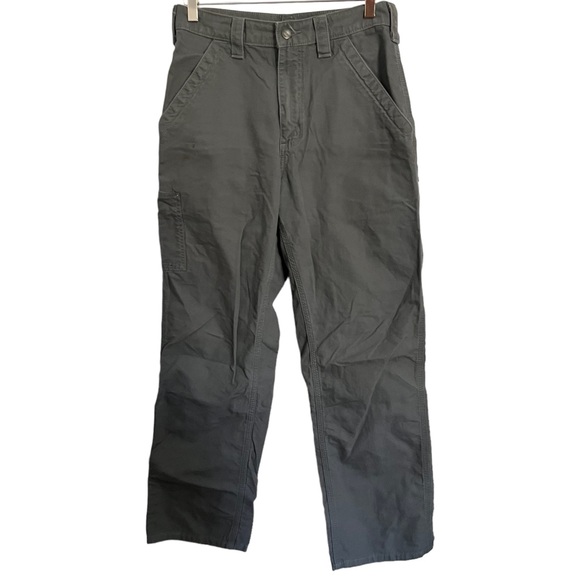Carhartt Pants Carhartt B51 Fat Canvas Work Dungaree Fit Cargo Gray